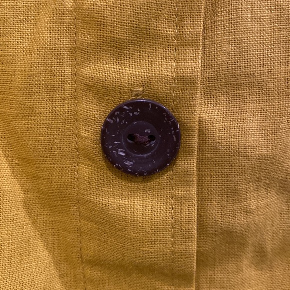 Linen Button Down Dress - Picture 7 of 9